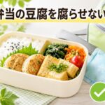 お弁当の豆腐が腐るのを防ぐ！簡単で効果的な対策方法